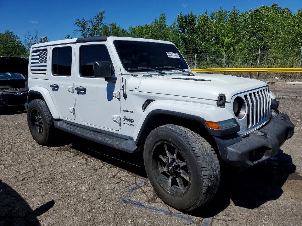2018 Jeep Wrangler unlimited VIN 1C4HJXDG6JW110064 COPART salvage auction — MINOR DENT/SCRATCHES, MI - CERT OF TITLE-REBUILT SALVAGE, sold $11,700 on 2026-07-02 (photo 4)