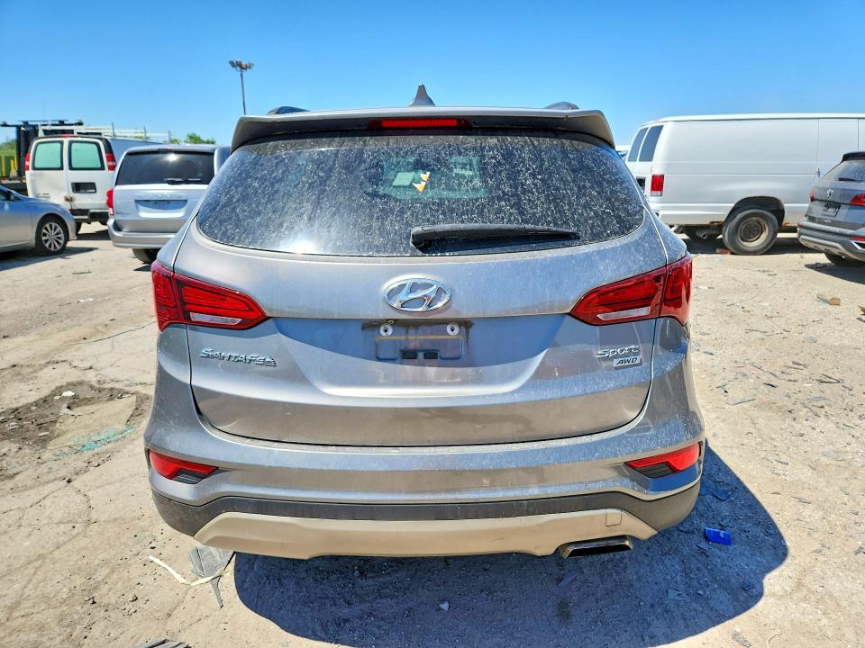 2017 Hyundai Santa fe VIN 5XYZUDLB5HG412999 COPART salvage auction — FRONT END, Oh - Cert Of Title-Salvage, sold $2,100 on 2026-07-10 (photo 6)