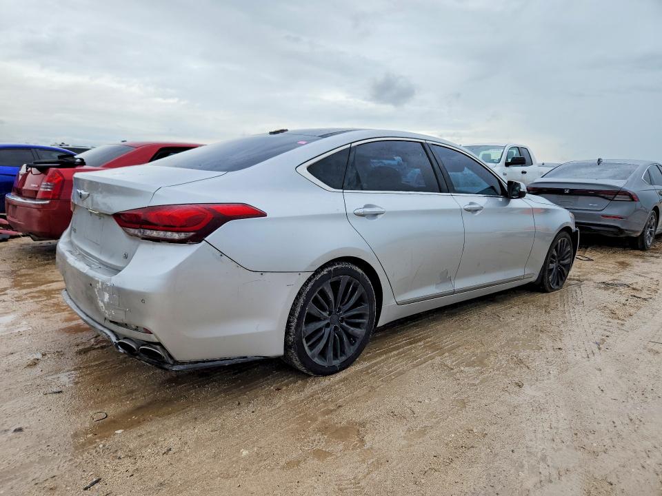 2015 Hyundai Genesis VIN KMHGN4JF9FU067154 COPART salvage auction — REAR END, Tx - Certificate Of Title (P), sold $2,000 on 2026-07-09 (photo 3)