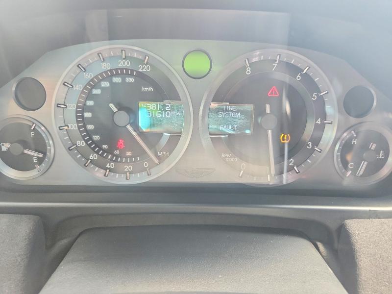 2007 Aston martin V8 vantage VIN SCFBB03B47GC04466 COPART salvage auction — WATER/FLOOD, Fl - Cert Of Title-Flood & Rebuilt, sold $13,800 on 2026-07-17 (photo 9)