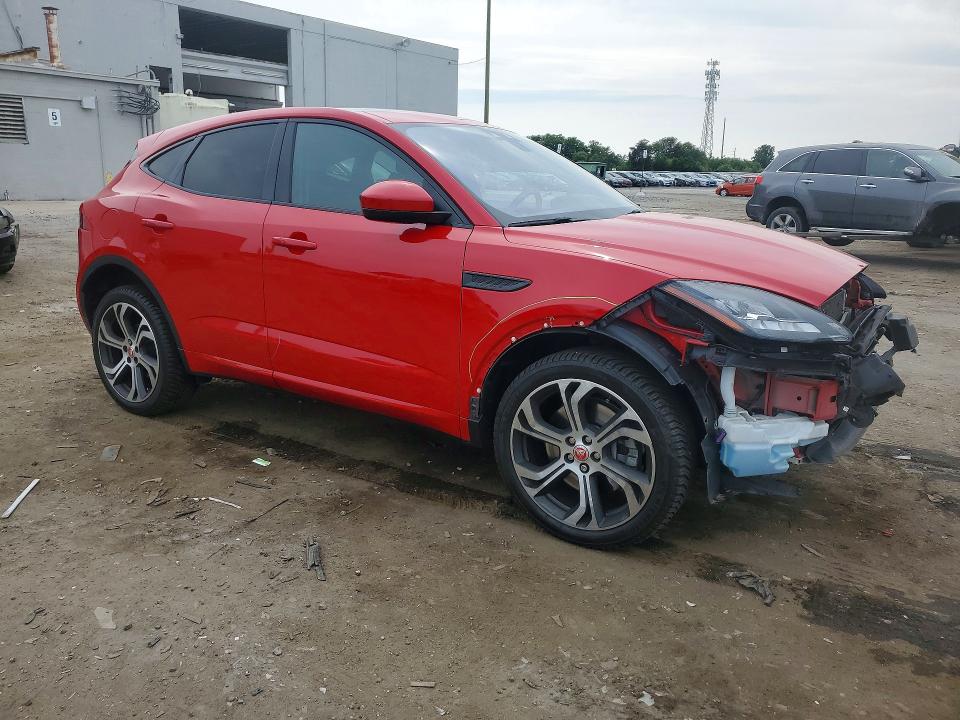 2018 Jaguar VIN SADFL2FX7J1Z01416 COPART salvage auction — FRONT END, Va - Cert Of Title - Salvage, sold $3,200 on 2026-07-22 (photo 4)