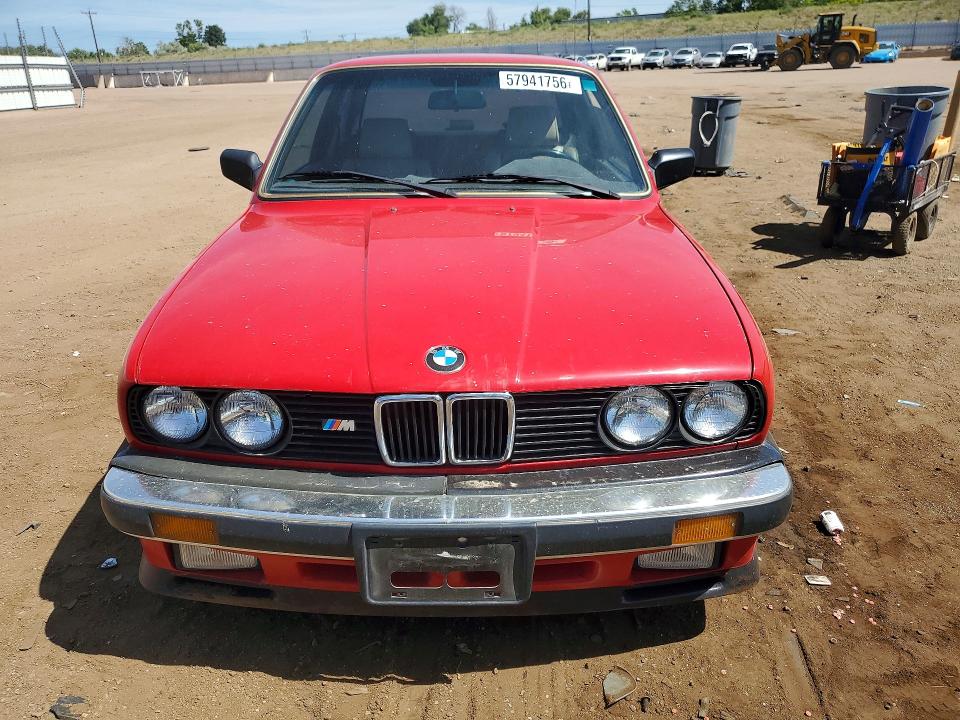 1986 BMW 3 series VIN WBAAB5401G9687207 COPART salvage auction — SIDE, Co - Certificate Of Title, sold $5,900 on 2026-07-20 (photo 5)