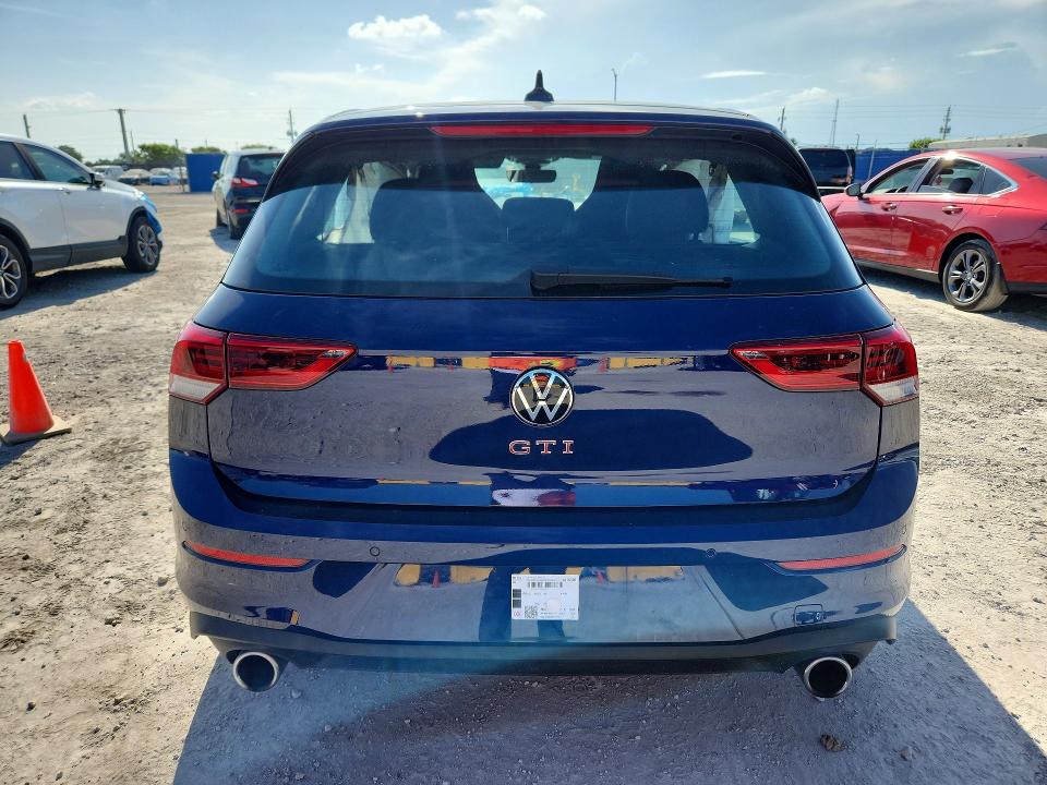 2024 Volkswagen Gti VIN WVWSA7CD3RW179206 COPART salvage auction — FRONT END, Fl - Cert Of Title Slvg Rebuildable, sold $12,900 on 2026-08-05 (photo 6)