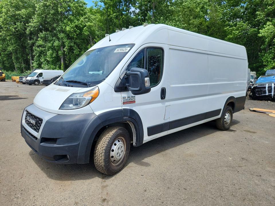 2021 Ram Promaster 3500 VIN 3C6MRVJGXME511851 COPART salvage auction — MINOR DENT/SCRATCHES, Ma - Certificate Of Title, sold $8,900 on 2026-07-30 (photo 1)