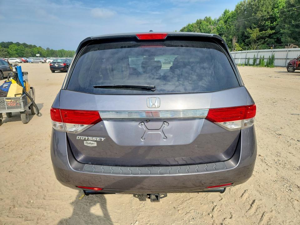 2014 Honda Odyssey VIN 5FNRL5H60EB036901 COPART salvage auction — FRONT END, Wv - Certificate Of Title (P), sold $1,400 on 2026-07-04 (photo 6)