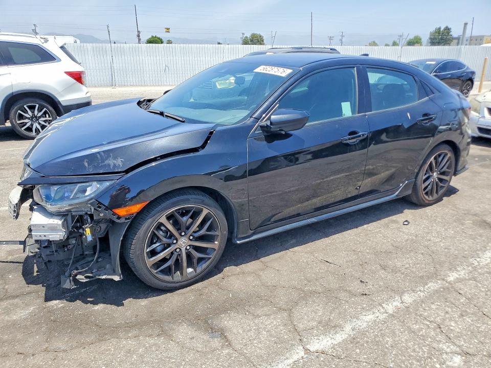 2021 Honda VIN SHHFK7H42MU405559 COPART salvage auction — FRONT END, Ca - Salvage Certificate, sold $200 on 2026-07-24 (photo 1)