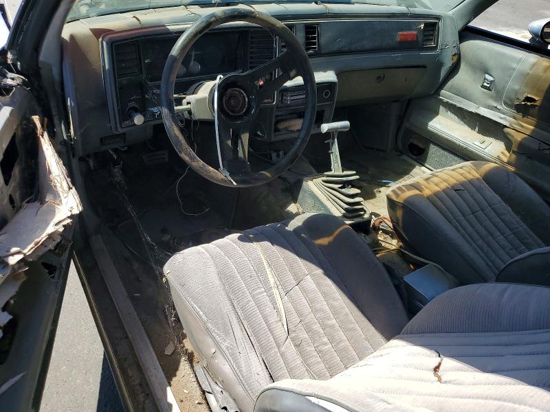 1985 Chevrolet Monte carlo VIN 1G1GZ37G2FR113843 COPART salvage auction — STRIPPED, Fl - Dis/Dlr/Exp Only Clean Title, sold $1,550 on 2026-07-02 (photo 8)