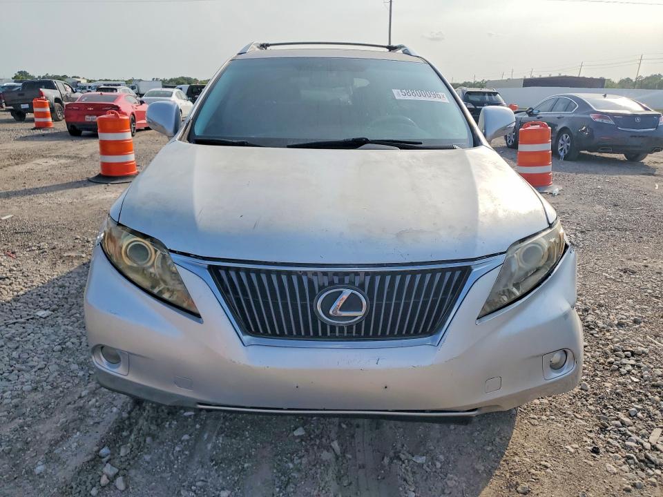 2012 Lexus Rx VIN 2T2ZK1BA1CC076443 COPART salvage auction — FRONT END, Tx - Bonded Rebuilt Salvage, sold $7,300 on 2026-08-24 (photo 5)