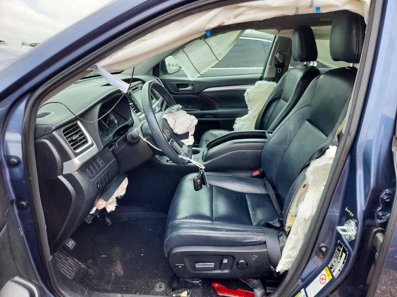 2016 Toyota Highlander VIN 5TDJKRFH5GS290243 COPART salvage auction — FRONT END, IL - SALVAGE CERTIFICATE, sold $5,300 on 2026-07-28 (photo 7)