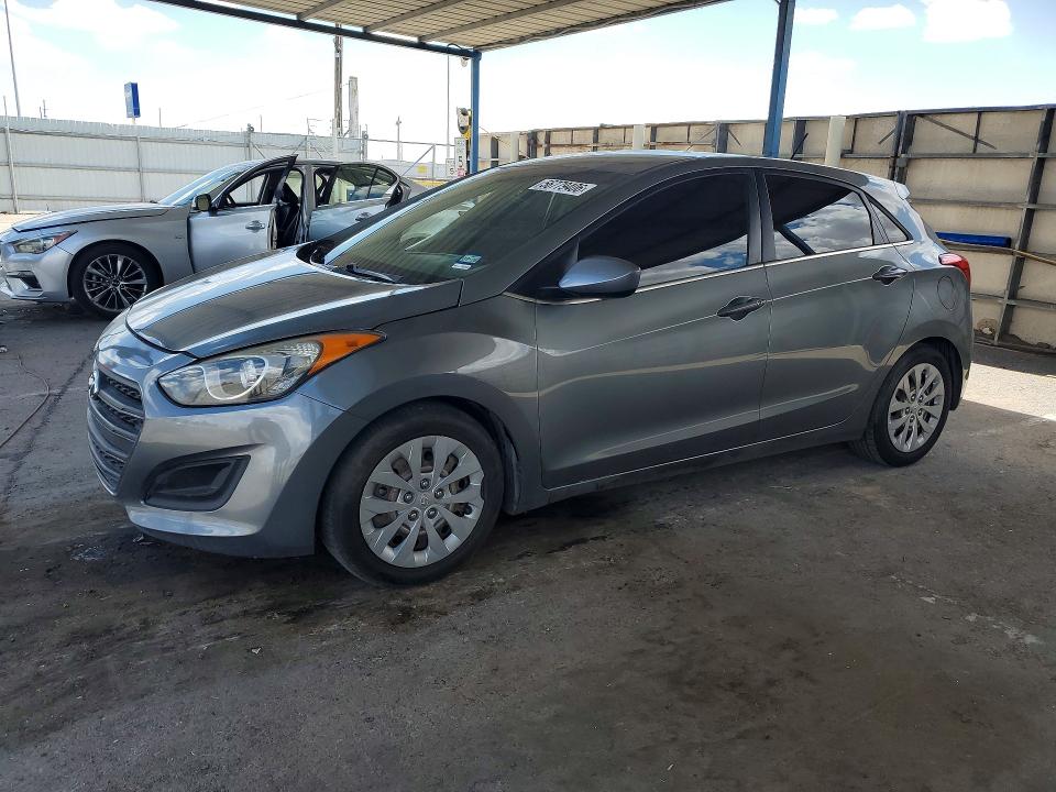 2017 Hyundai Elantra VIN KMHD35LH0HU372106 COPART salvage auction — SIDE, Tx - Salvage Vehicle Title, sold $975 on 2026-07-06 (photo 1)