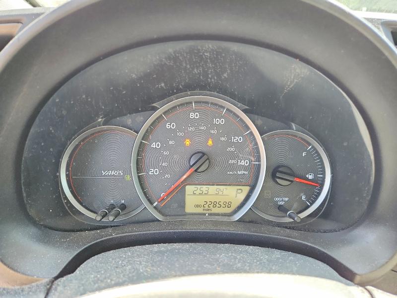 2014 Toyota Yaris VIN JTDKTUD36ED587395 COPART salvage auction — FRONT END, Ny - Mv-907A Salvage Certificate, sold $750 on 2026-07-14 (photo 9)