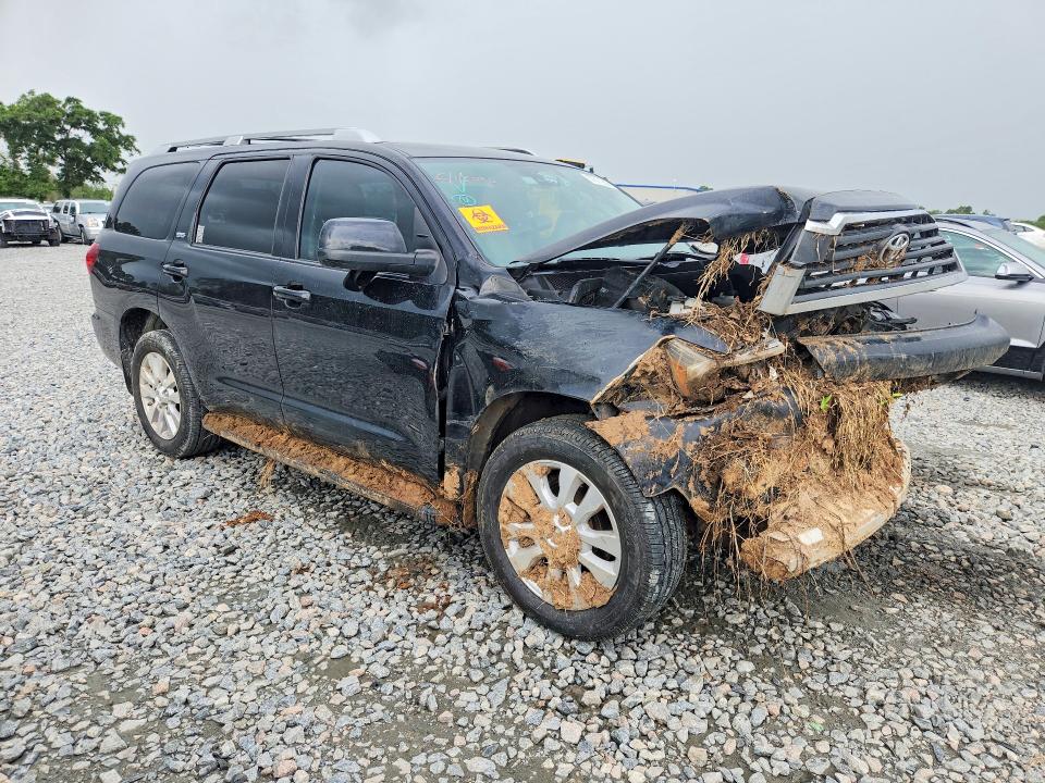 2018 Toyota Sequoia VIN 5TDZY5G11JS071413 COPART salvage auction — FRONT END, Ga - Cert Of Title-Salvage, sold $4,450 on 2026-07-09 (photo 4)