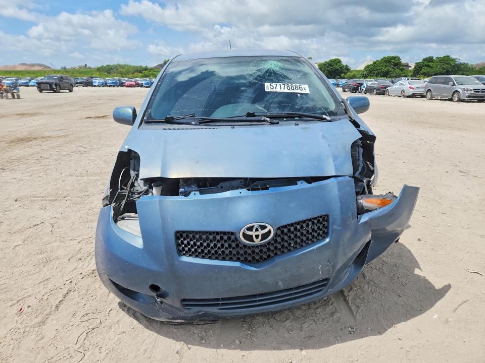 2007 Toyota Yaris VIN JTDJT923975072559 COPART salvage auction — FRONT END, Fl - Cert Of Title Slvg Rebuildable, sold $625 on 2026-07-09 (photo 5)