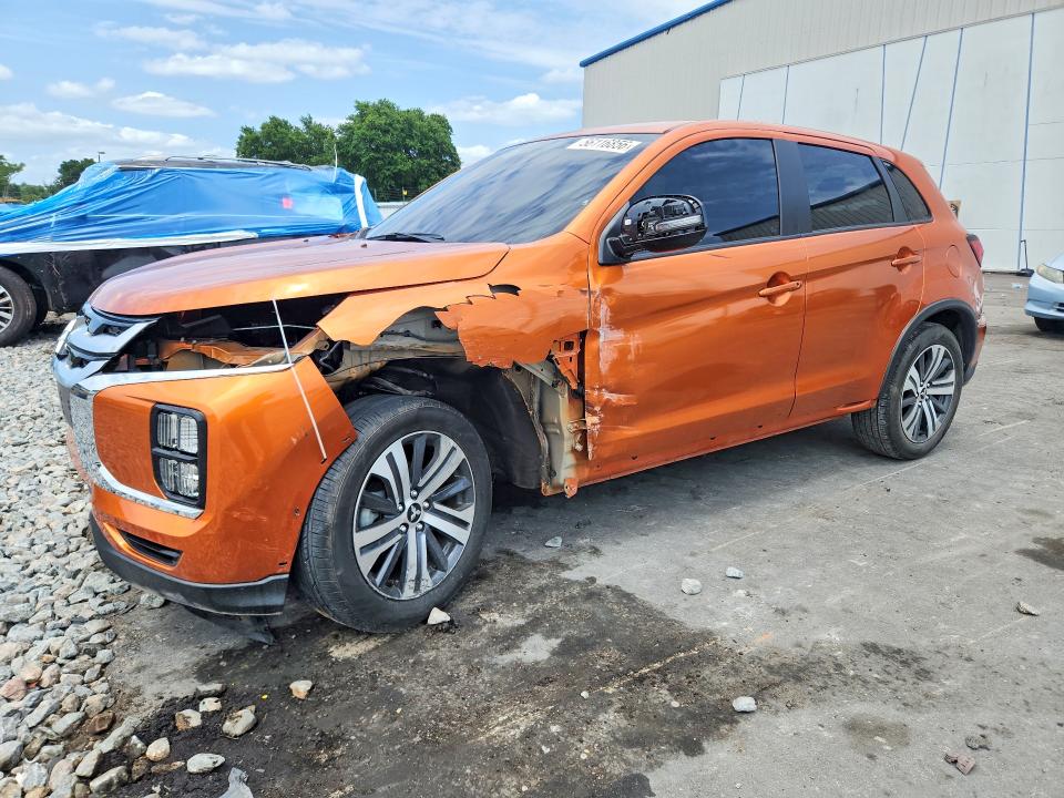 2022 Mitsubishi Outlander VIN JA4APVAU9NU017548 COPART salvage auction — FRONT END, Fl - Certificate Of Destruction, sold $4,500 on 2026-07-13 (photo 1)