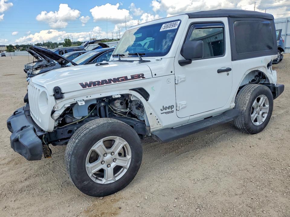 2020 Jeep Wrangler / VIN 1C4GJXAN4LW313651 COPART salvage auction — FRONT END, Ia - Cert Of Title-Salvage Title, sold $100 on 2026-07-29 (photo 1)