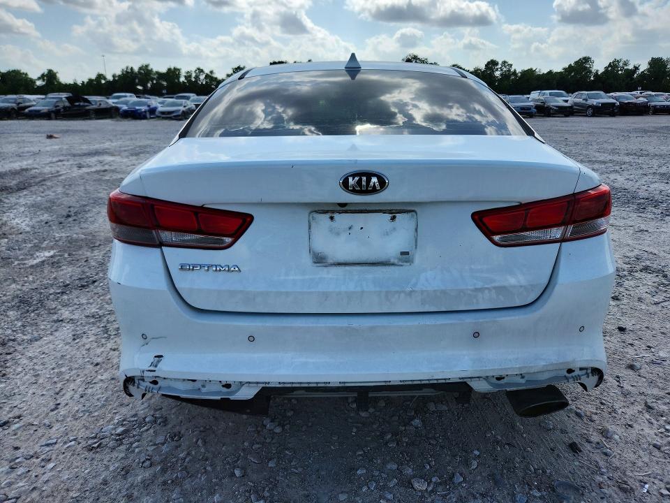 2018 Kia Optima VIN 5XXGT4L30JG269490 COPART salvage auction — REAR END, Tx - Certificate Of Title (P), sold $2,650 on 2026-07-10 (photo 6)