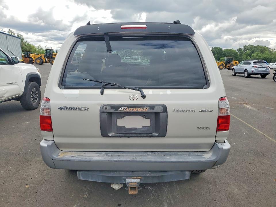 2000 Toyota 4runner VIN JT3HN87RXY9035020 COPART salvage auction — ROLLOVER, Or - Salvage Title Certificate, sold $1,050 on 2026-07-20 (photo 6)