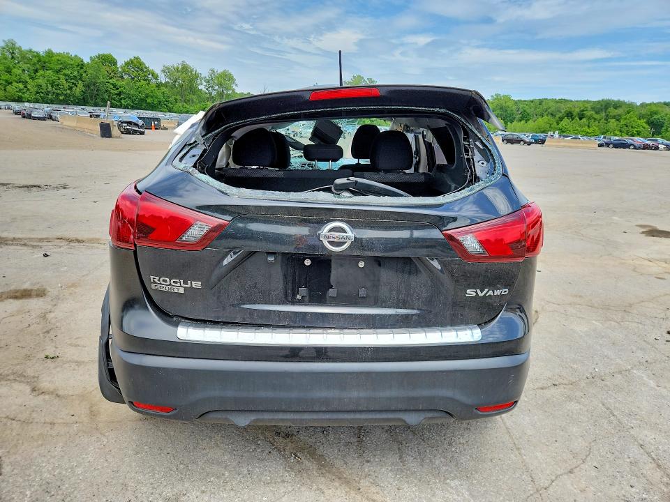 2018 Nissan Rogue sport VIN JN1BJ1CRXJW210791 COPART salvage auction — ALL OVER, NY - MV-907A SALVAGE CERTIFICATE, sold $325 on 2026-07-23 (photo 6)