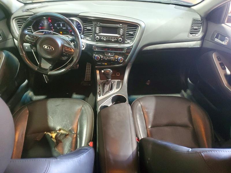 2014 Kia Optima VIN 5XXGR4A75EG268409 COPART salvage auction — FRONT END, Pa - Certificate Of Salvage, sold $550 on 2026-07-16 (photo 8)