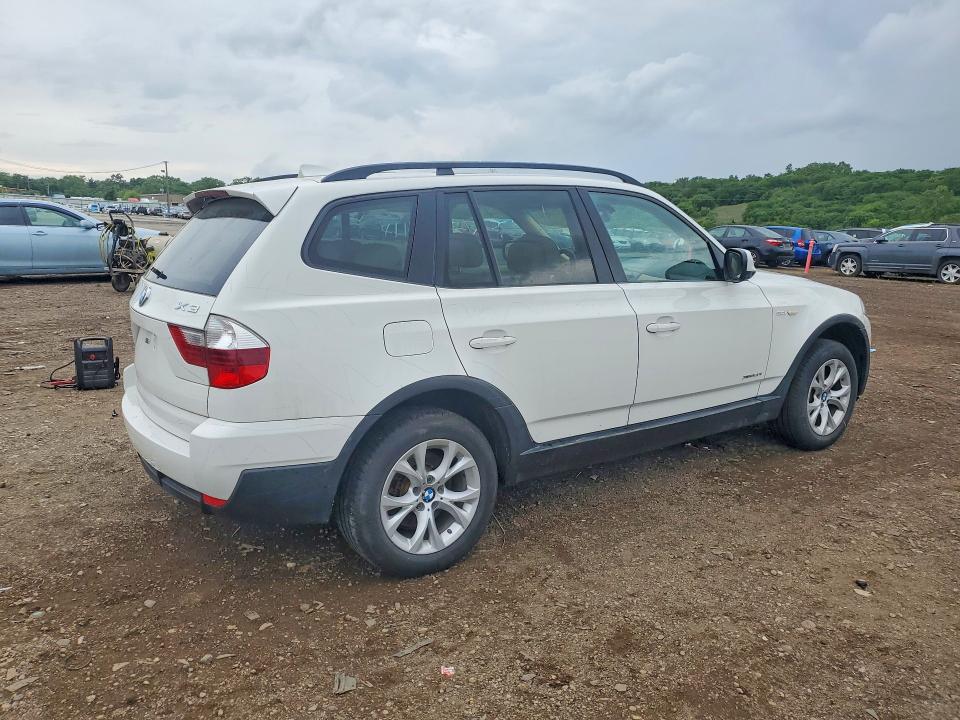 2010 BMW X3 VIN WBXPC9C4XAWJ36159 COPART salvage auction — VANDALISM, IL - SALVAGE CERTIFICATE, sold $225 on 2026-07-10 (photo 3)