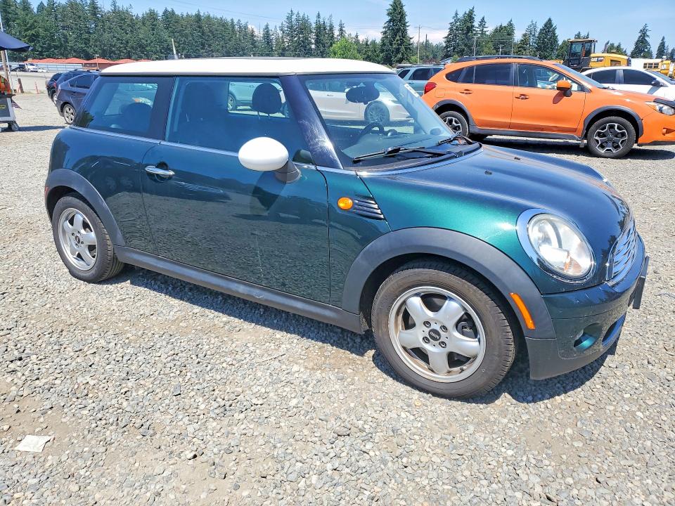 2010 Mini Cooper VIN WMWMF3C50ATZ25237 COPART salvage auction — REAR END, WA - BILL OF SALE, sold $1,000 on 2026-07-31 (photo 4)