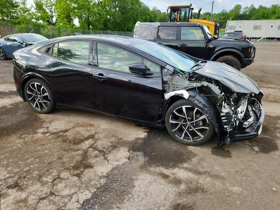 2024 Toyota Prius VIN JTDACACU4R3027214 COPART salvage auction — FRONT END, Ny - Mv-907A Salvage Certificate, sold $9,300 on 2026-07-07 (photo 4)
