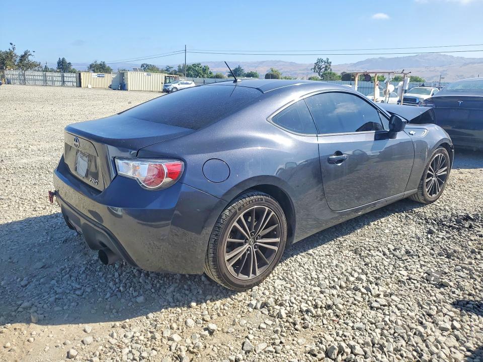 2013 Scion Fr-s VIN JF1ZNAA15D1714752 COPART salvage auction — FRONT END, Ca - Salvage Certificate, sold $1,050 on 2026-07-14 (photo 3)