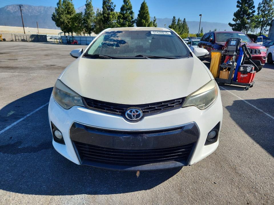 2014 Toyota VIN 5YFBURHEXEP168727 COPART salvage auction — REAR END, Ca - Salvage Certificate, sold $1,950 on 2026-07-30 (photo 5)