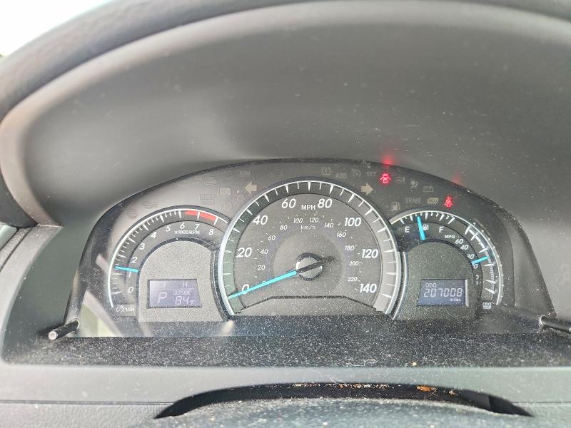 2012 Toyota Camry VIN 4T1BK1FK2CU007235 COPART salvage auction — HAIL, Oh - Cert Of Title-Salvage, sold $3,200 on 2026-07-02 (photo 9)
