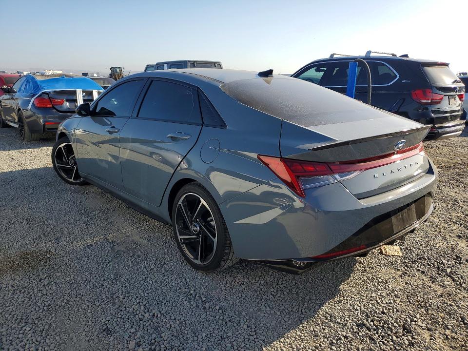 2023 Hyundai Elantra VIN KMHLR4AF6PU443765 COPART salvage auction — SIDE, CA - SALVAGE CERTIFICATE, sold $4,100 on 2026-07-28 (photo 2)
