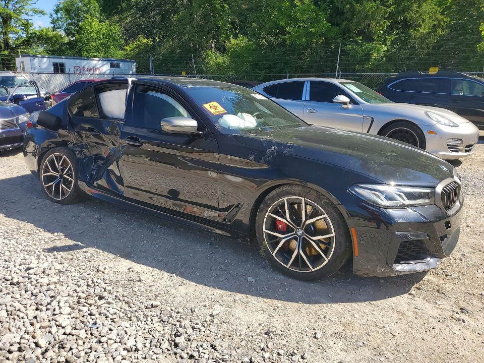 2021 BMW M5 VIN WBA13BK0XMCG08732 COPART salvage auction — SIDE, OH - CERT OF TITLE-SALVAGE, sold $15,100 on 2026-08-05 (photo 4)