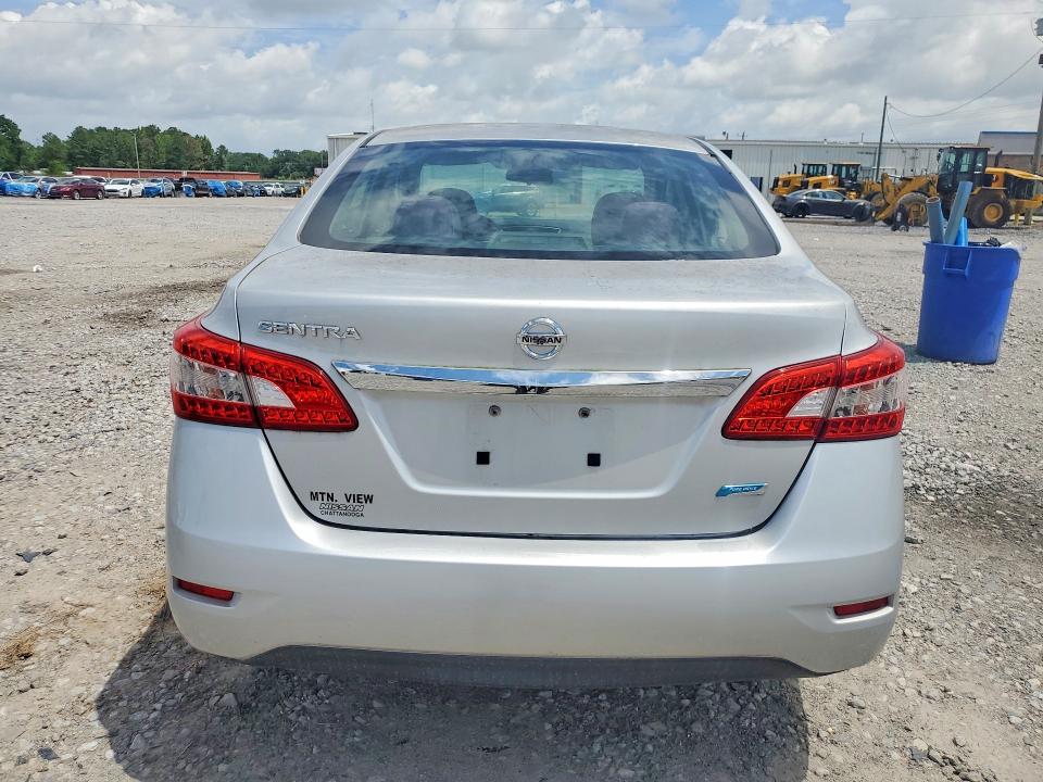 2014 Nissan Sentra VIN 3N1AB7AP9EY209580 COPART salvage auction — FRONT END, Al - Certificate Of Title, sold $375 on 2026-07-09 (photo 6)