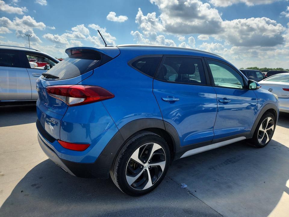 2017 Hyundai VIN KM8J33A22HU387647 COPART salvage auction — UNDERCARRIAGE, Tx - Salvage Vehicle Title, sold $3,100 on 2026-07-30 (photo 3)
