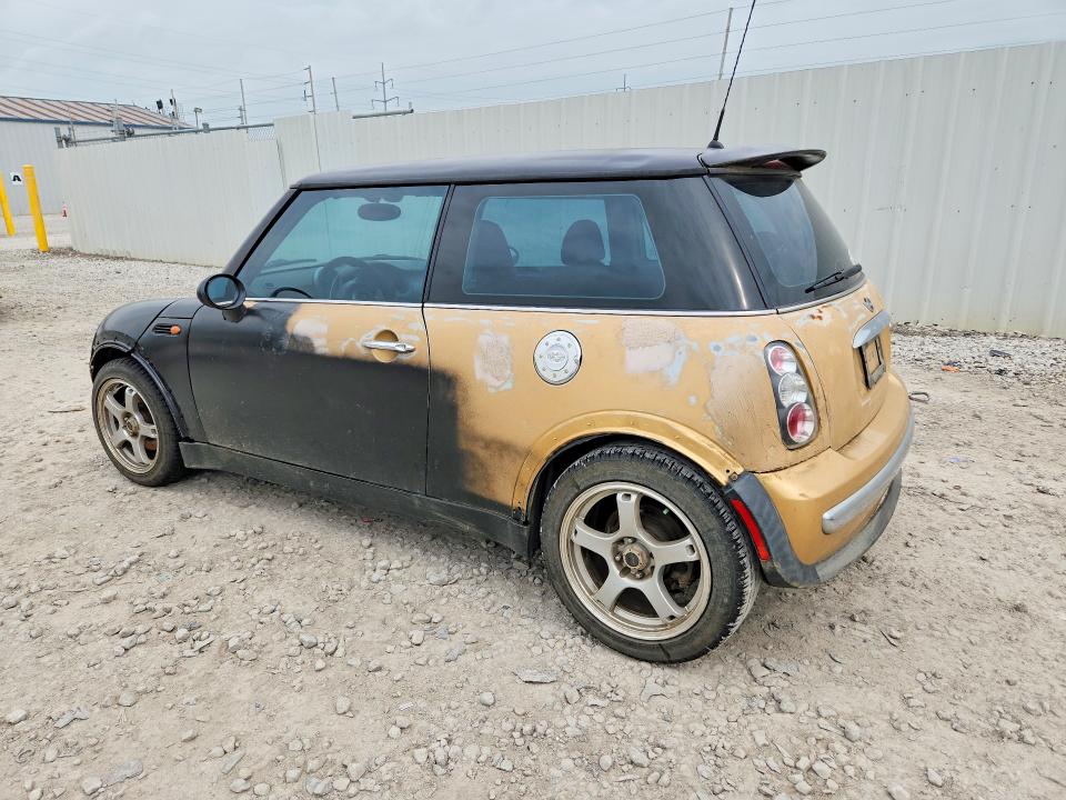 2003 Mini Cooper VIN WMWRC33423TC44296 COPART salvage auction — WATER/FLOOD, OH - CERT OF TITLE-SALVAGE FLOOD, sold $275 on 2026-07-10 (photo 2)