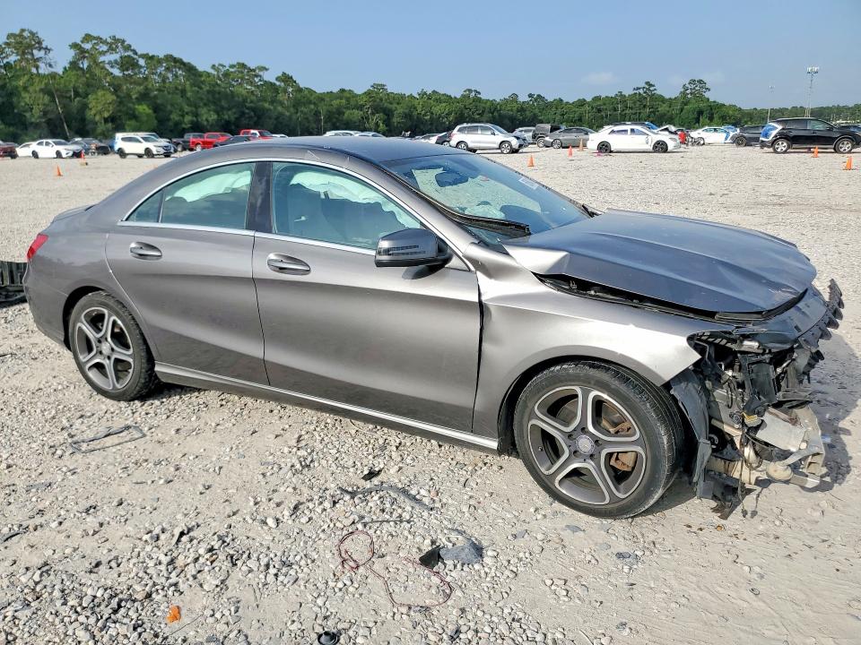 2014 Mercedes-benz Cla-klasse VIN WDDSJ4EB4EN145064 COPART salvage auction — FRONT END, TX - SALVAGE VEHICLE TITLE, sold $700 on 2026-08-14 (photo 4)