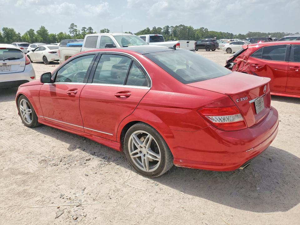 2008 Mercedes-benz C-klasse VIN WDDGF56X88F162956 COPART salvage auction — WATER/FLOOD, Tx - Salvage Title-Flood Damage, sold $150 on 2026-07-24 (photo 2)