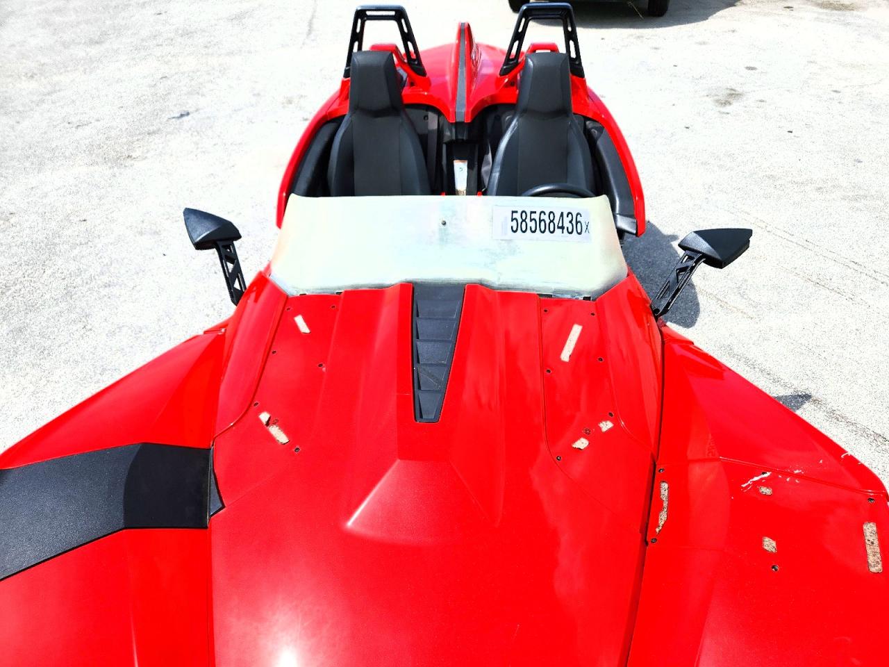 2021 Polaris SLINGSHOT VIN 57XAAPHD6M8144247 COPART salvage auction — Front End, FL - CERTIFICATE OF TITLE, sold $6,100 on 2026-07-03 (photo 5)