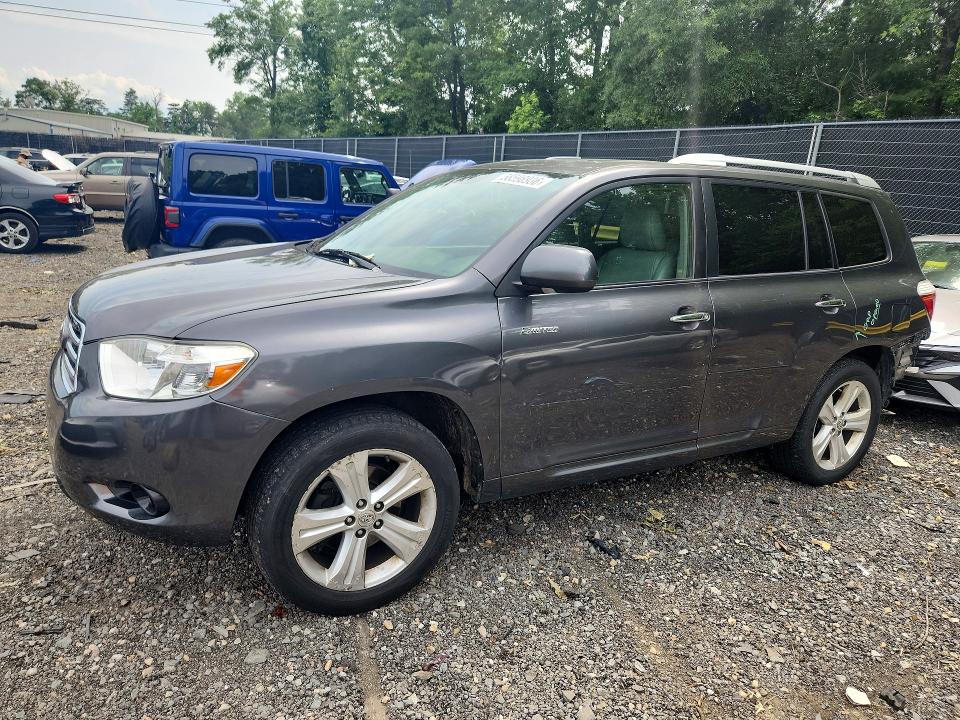 2010 Toyota Highlander VIN 5TDDK3EH4AS011058 COPART salvage auction — REAR END, Md - Cert Of Salvage > 75% Damage, sold $3,300 on 2026-07-31 (photo 1)