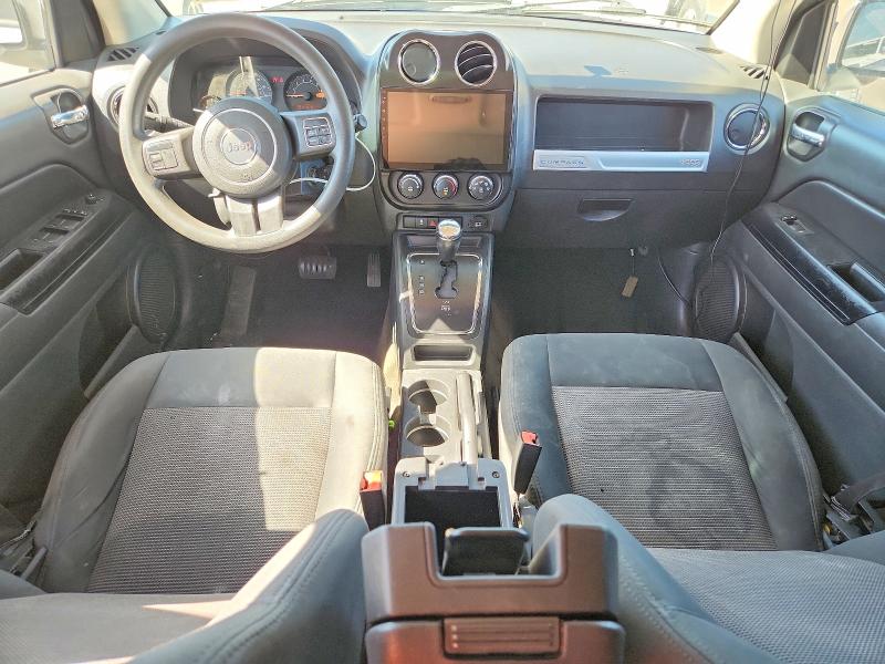 2014 Jeep Compass VIN 1C4NJDBB4ED567532 COPART salvage auction — REAR END, Ut - Salvage Certificate, sold $500 on 2026-07-31 (photo 8)