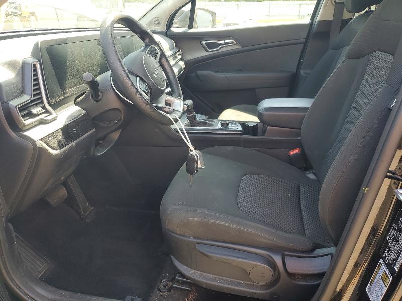 2025 Kia Sportage VIN 5XYK23DF2SG319707 COPART salvage auction — FRONT END, Ga - Certificate Of Title, sold $10,700 on 2026-07-06 (photo 7)
