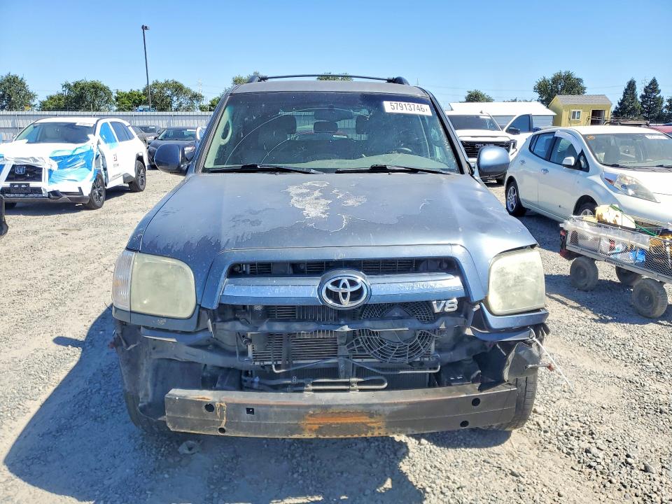 2006 Toyota Sequoia VIN 5TDZT34A36S272342 COPART salvage auction — FRONT END, Ca - Salvage Certificate, sold $1,100 on 2026-07-14 (photo 5)