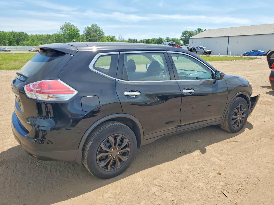 2015 Nissan Rogue VIN KNMAT2MV8FP500744 COPART salvage auction — FRONT END, Oh - Cert Of Title-Salvage, sold $2,550 on 2026-07-16 (photo 3)