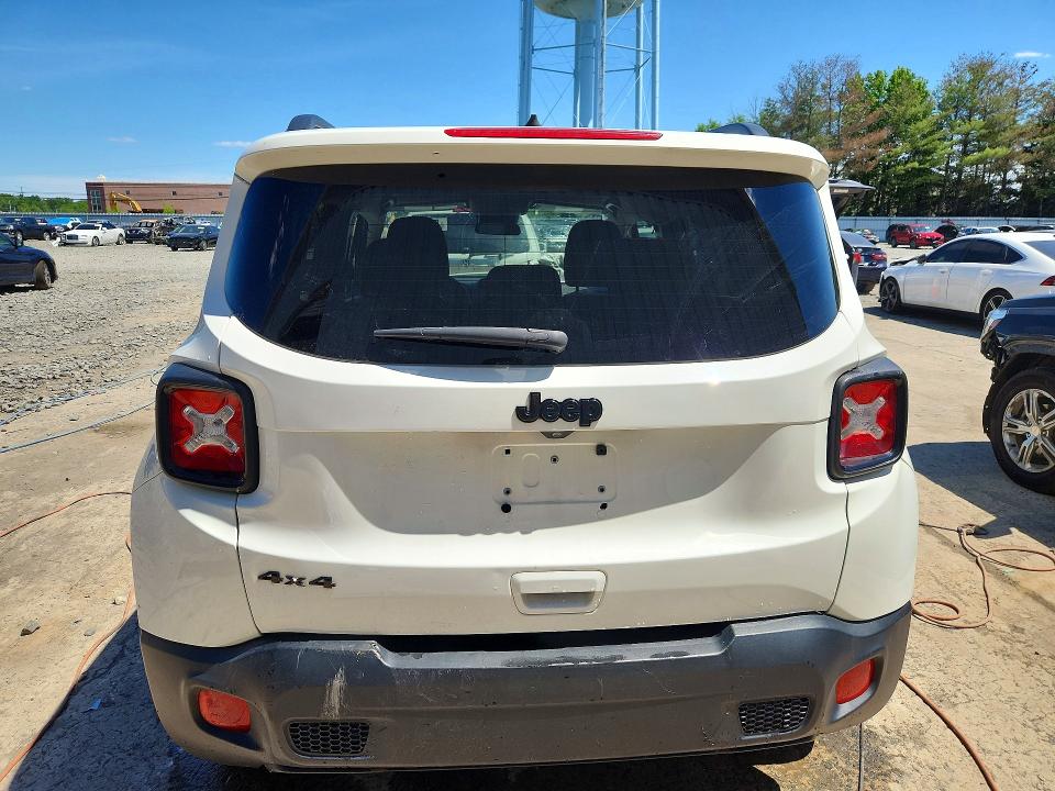 2018 Jeep Renegade VIN ZACCJBAB8JPJ11801 COPART salvage auction — FRONT END, Nj - Cert Of Title-Salvage, sold $1,100 on 2026-07-27 (photo 6)