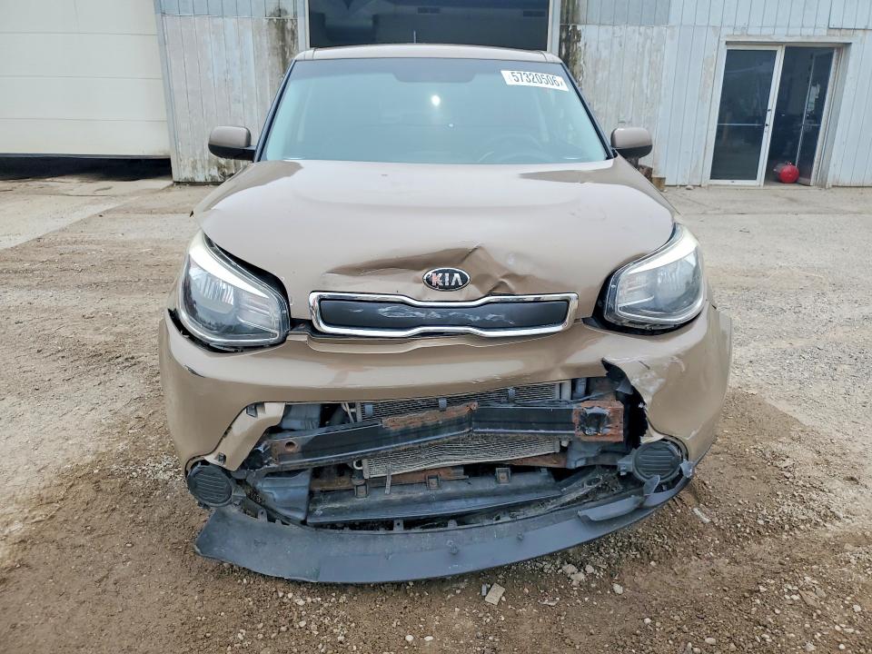 2014 Kia Soul VIN KNDJN2A29E7001079 COPART salvage auction — FRONT END, Mi - Certificate Of Title, sold $450 on 2026-07-08 (photo 5)