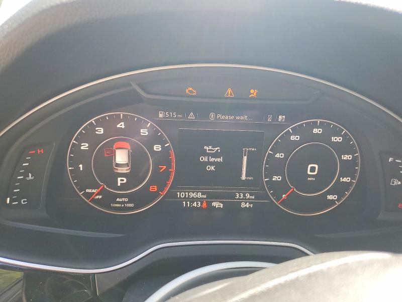 2017 Audi VIN WA1LAAF78HD026994 COPART salvage auction — FRONT END, Nc - Salvage Certificate Of Title, sold $5,900 on 2026-07-17 (photo 9)