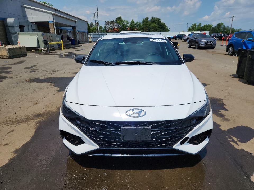 2023 Hyundai Elantra VIN KMHLR4AF1PU576773 COPART salvage auction — REAR END, Ct - Cert Of Title-Salvage, sold $7,100 on 2026-07-14 (photo 5)