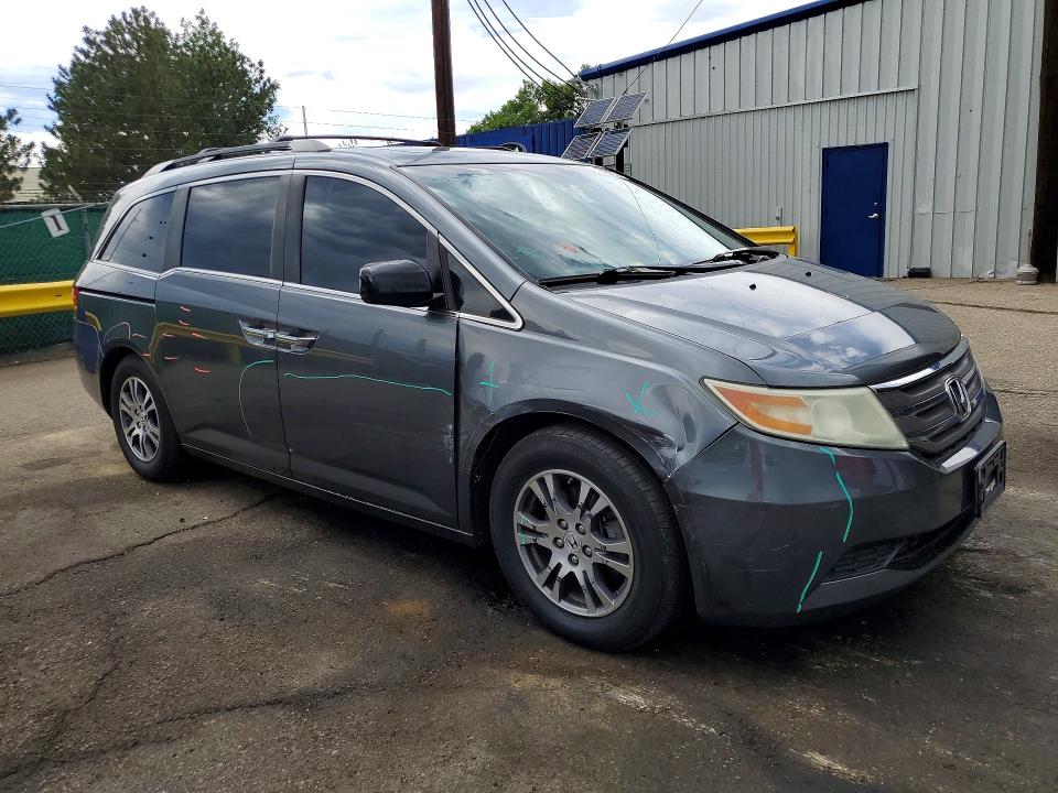 2011 Honda Odyssey VIN 5FNRL5H64BB022818 COPART salvage auction — FRONT END, CO - PUBLIC - SALVAGE TITLE, sold $3,050 on 2026-07-02 (photo 4)