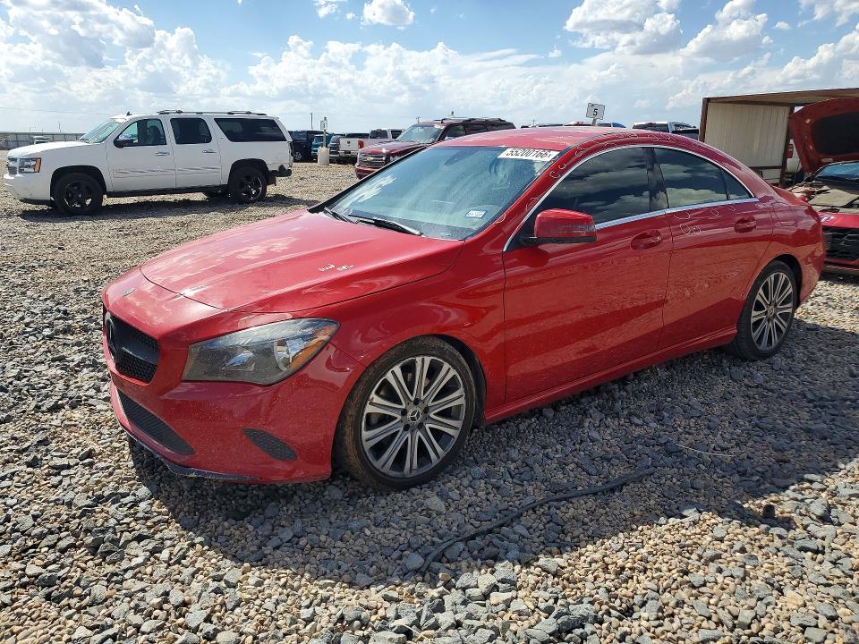 2018 Mercedes-benz Cla-klasse VIN WDDSJ4EB0JN599242 COPART salvage auction — HAIL, Tx - Certificate Of Title, sold $2,100 on 2026-08-18 (photo 1)