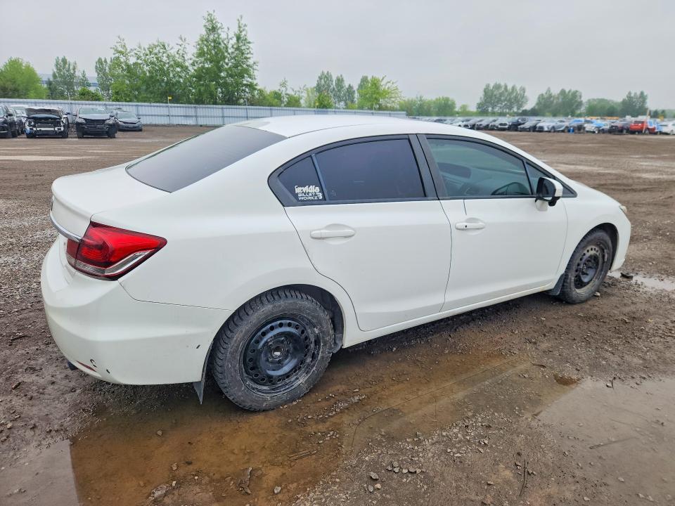 2015 Honda Civic VIN 2HGFB2E53FH042110 COPART salvage auction — MINOR DENT/SCRATCHES, On - Permit No Brand - Unfit, sold $1,750 on 2026-07-03 (photo 3)