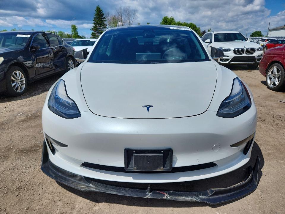 2020 Tesla Model 3 VIN 5YJ3E1EB4LF643200 COPART salvage auction — SIDE, On - Permit No Brand - Unfit, sold $9,200 on 2026-07-02 (photo 5)
